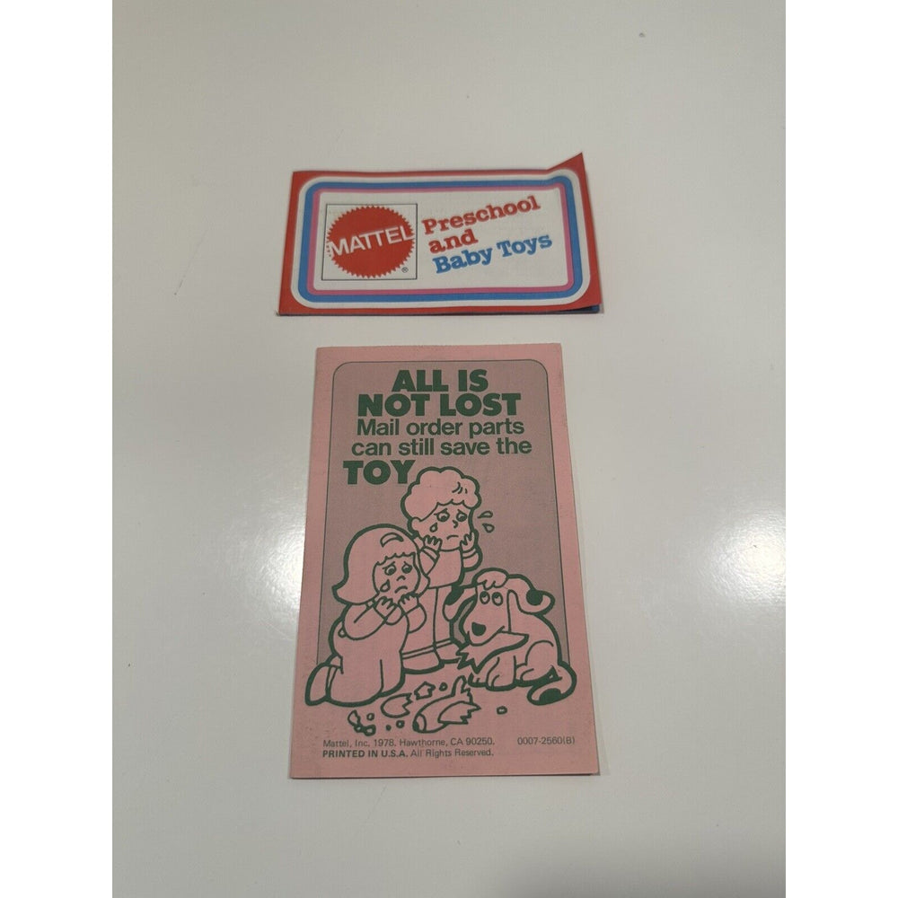 Needs Lovin' - VINTAGE 1970's Mattel See N’ Say Phone Pull String Toy