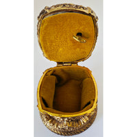 VINTAGE *NEW* 1970's Heavy Brass Musical Jewelry Box -RARE