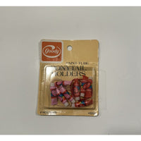 VINTAGE *NEW* 1982 Goody Ponytail Holder Set - Striped Paint Tube