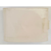 VINTAGE *PRISTINE* 1970's Cream with "P" Initial Bi-Fold Coin, Photo and Cash Wallet