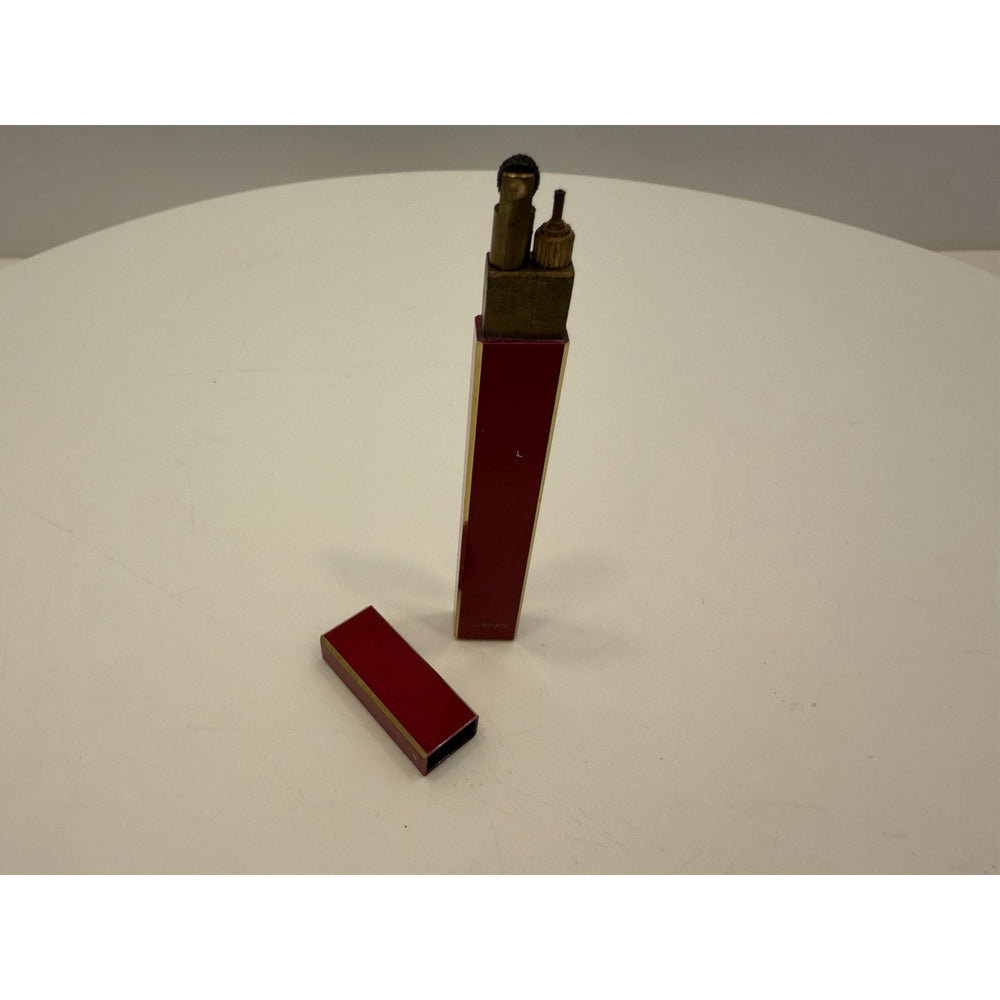 VINTAGE *NEW* 1950's Capri Vertical Stick Red Japanese Lighter