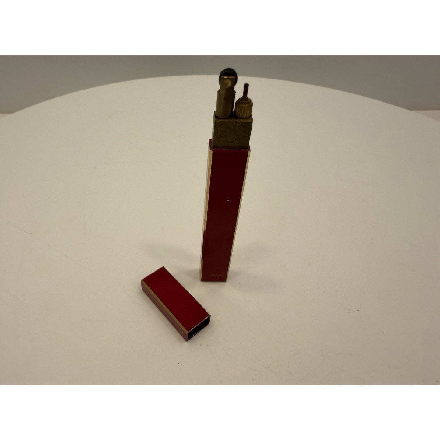 VINTAGE *NEW* 1950's Capri Vertical Stick Red Japanese Lighter