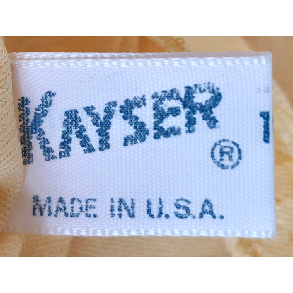 VINTAGE *NEW* 1960's Kayser Women's Yellow with Lace Trim Slip Dress Size 30