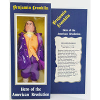 VINTAGE *NEW* 1970's Benjamin Franklin Hero of the American Revolution Doll Figure
