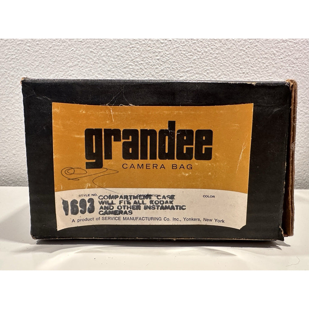 VINTAGE *NEW* 1970's Kodak/ Instamatic Camera Bag Clip Strap Carry Case