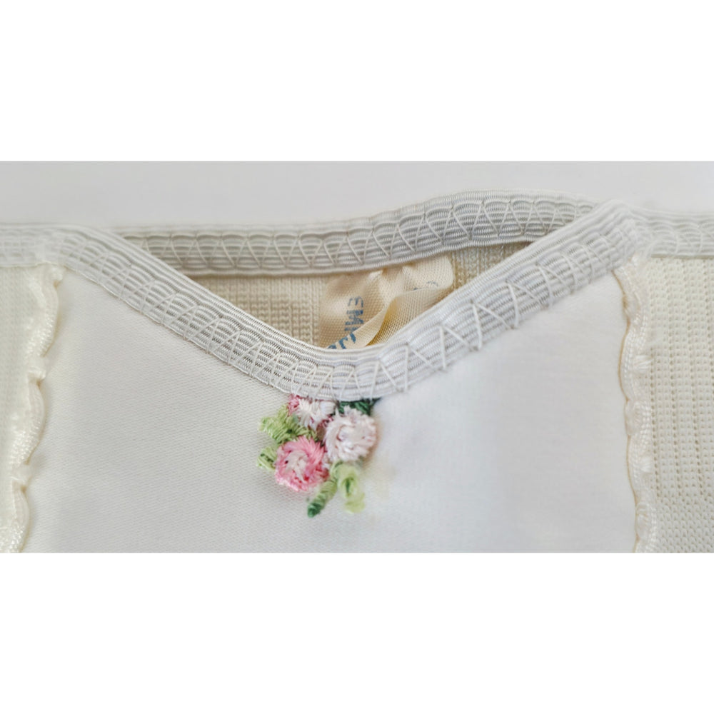 VINTAGE *NEW* 1960's Empire Foundation Women's Cream Girdle w/Garter Size 24 (S)