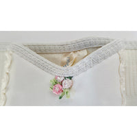 VINTAGE *NEW* 1960's Empire Foundation Women's Cream Girdle w/Garter Size 24 (S)
