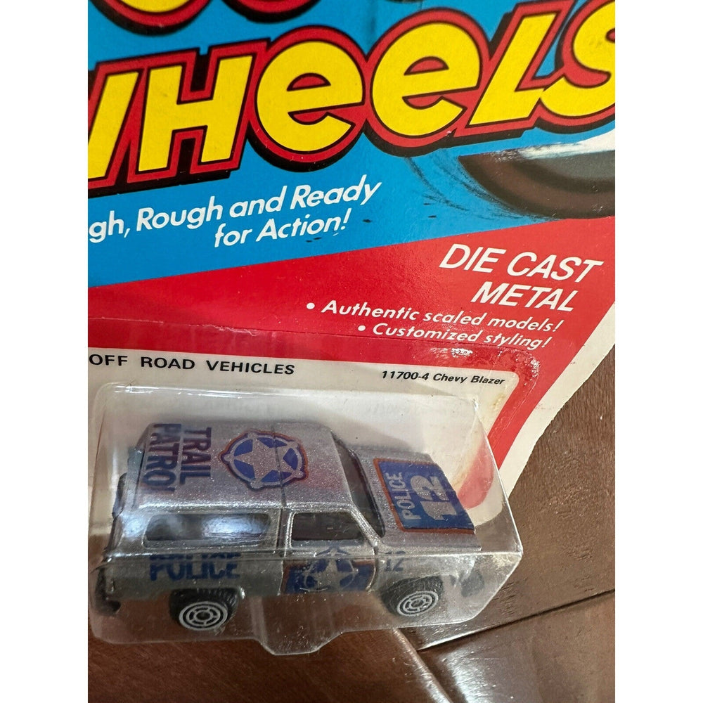 VINTAGE *NEW* Kidco Tough Wheels OFF ROAD Police Chevy Blazer Silver