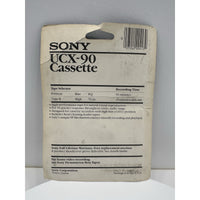VINTAGE *NEW* 1980's Sony UCX 90 Type II Blank Cassette Tape Sealed