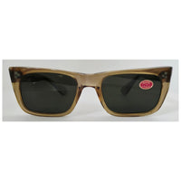 VINTAGE *NEW* 1970's Unisex Ombre Square Frame with Gray Lens Sunglasses Made in Italy