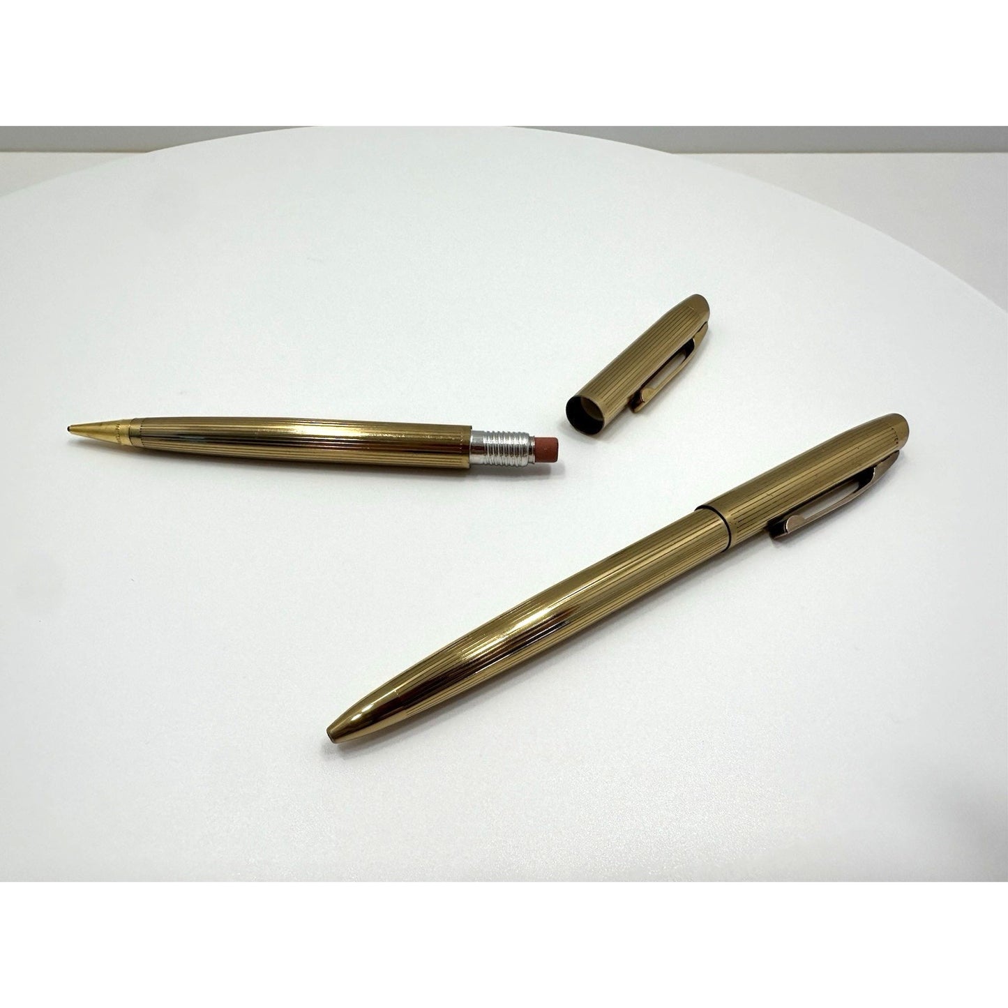 VINTAGE *NEW* 1960's Stratford Gold Pen & Pencil Set Ballpoint & Mechanical in Case