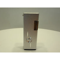 VINTAGE *NEW* 1950's Capri w/Design Silver/Silver Butane Japanese Lighter