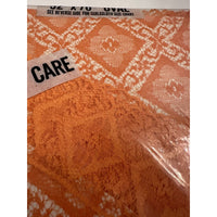 VINTAGE *NEW*Diamond Lace Oval 52"X70" Flannel Back Tablecloth USA
