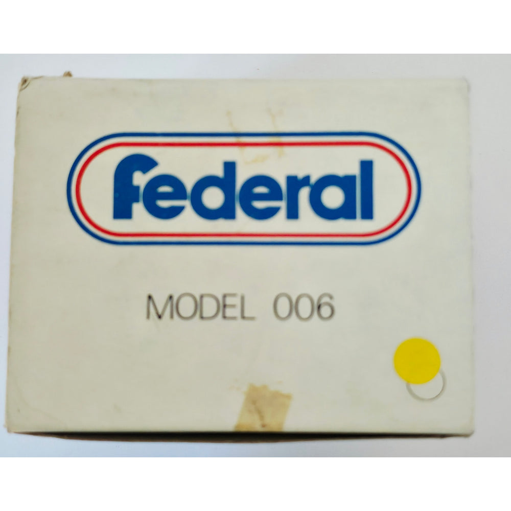 VINTAGE *NEW* 1970's Federal Solid State Mini John AM Toilet Radio Yellow