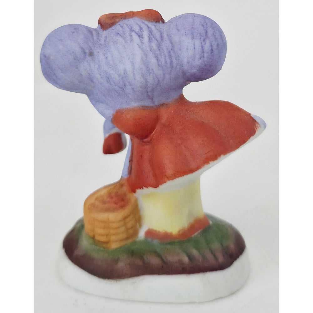 VINTAGE *NEW* 1960's Homco Miniature Mouse in Dress Ceramic Figurine Korea