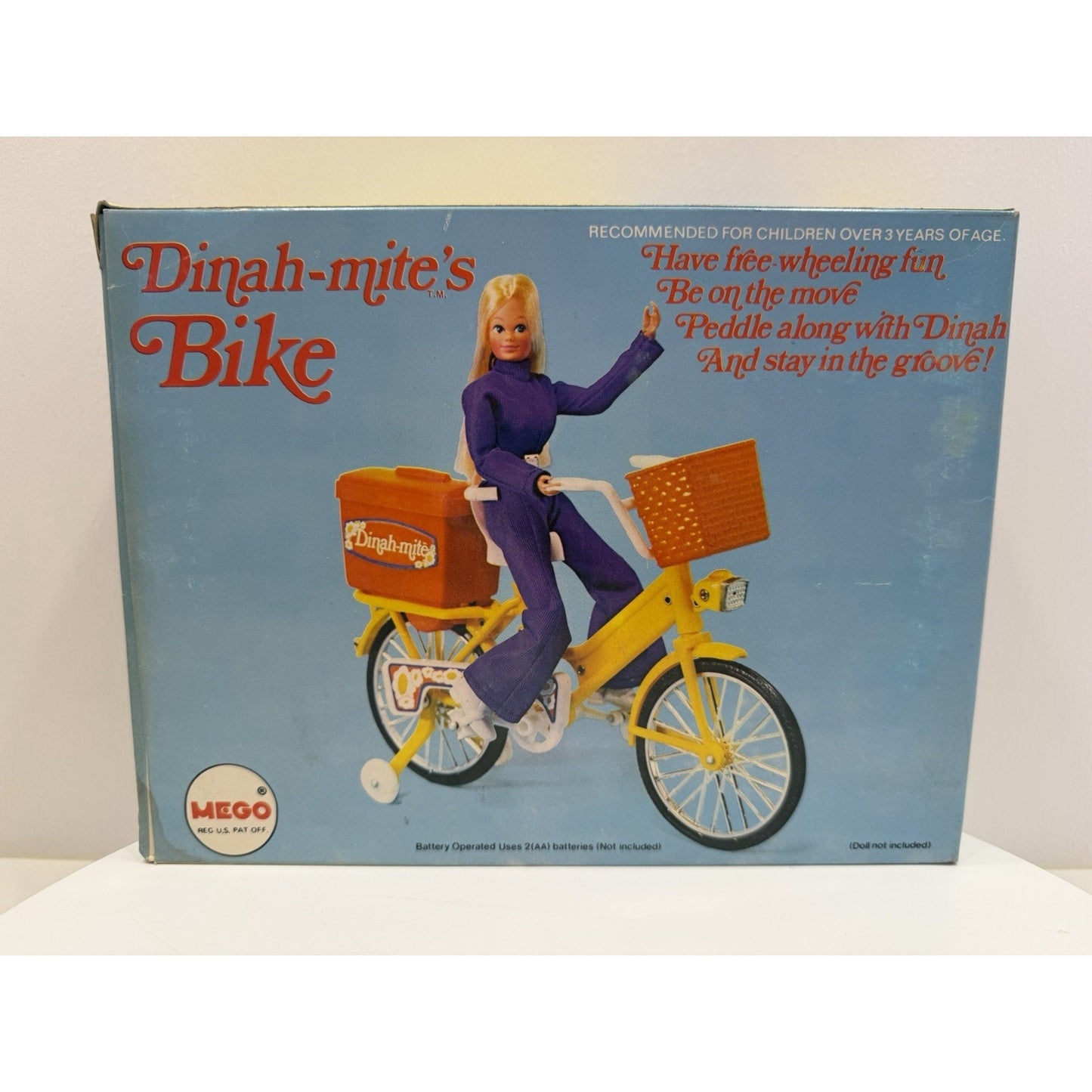 VINTAGE *NEW* 1960's Mego Dinah-Mite's Peddle Bike Toy