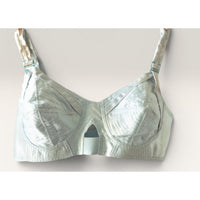 VINTAGE *PRISTINE* 1960's Stephanie Women's Blue Bullet Bra Size 34A USA