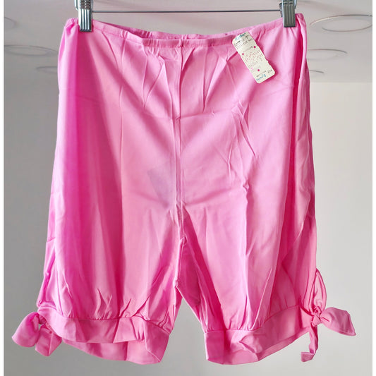 VINTAGE *NEW* 1960's Kayser Women's Pink with Bows Bloomers Leggings Size 7