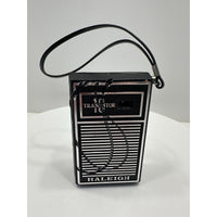 VINTAGE *NEW* 1960's MELTED Raleigh 10 Model#1008 Transistor Radio/High Sensitivity