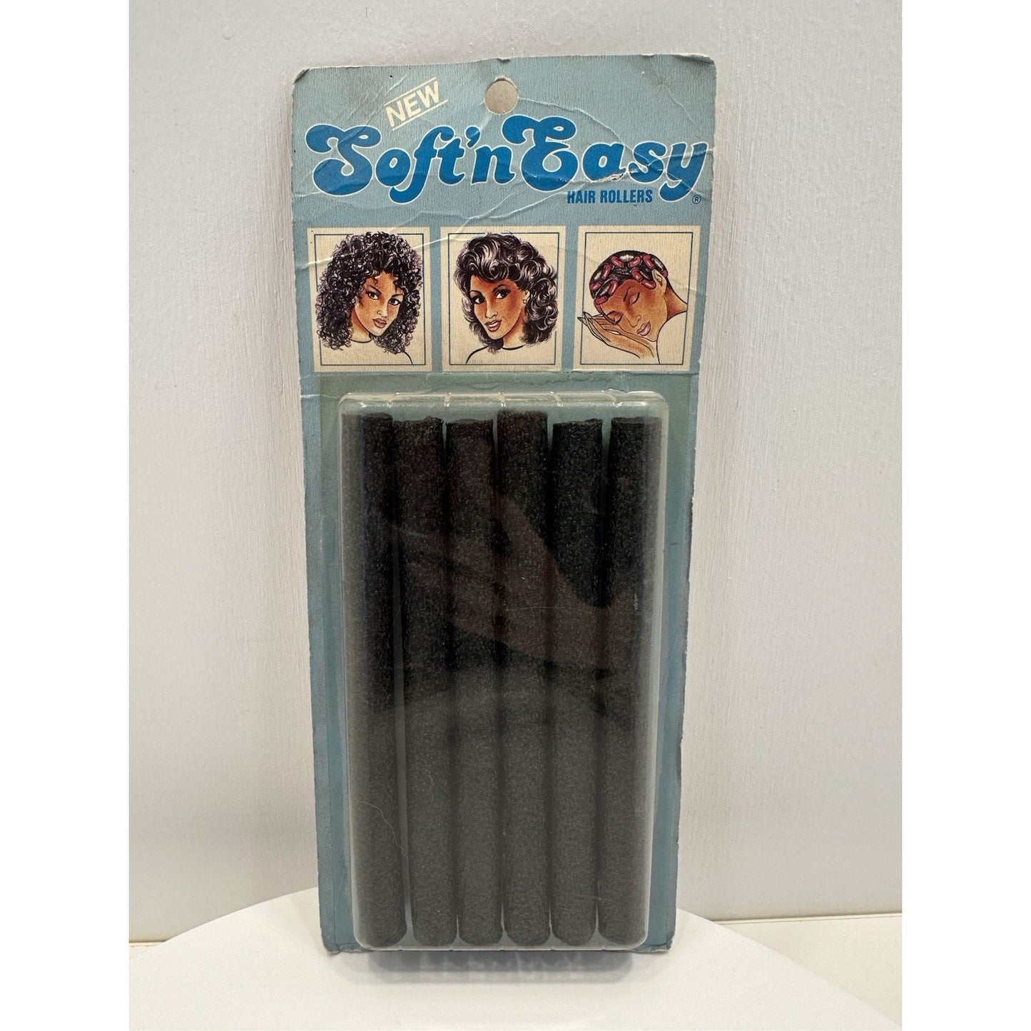 VINTAGE *NEW* 1970's Soft'n Easy Foam Twist Hair Curlers Rollers