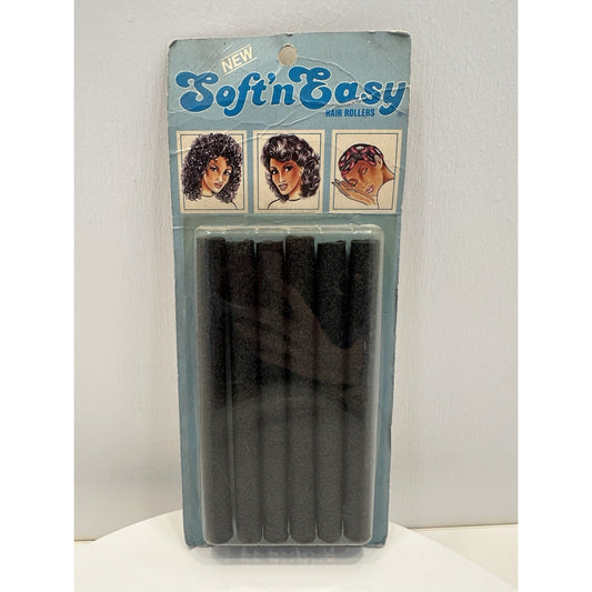 VINTAGE *NEW* 1970's Soft'n Easy Foam Twist Hair Curlers Rollers