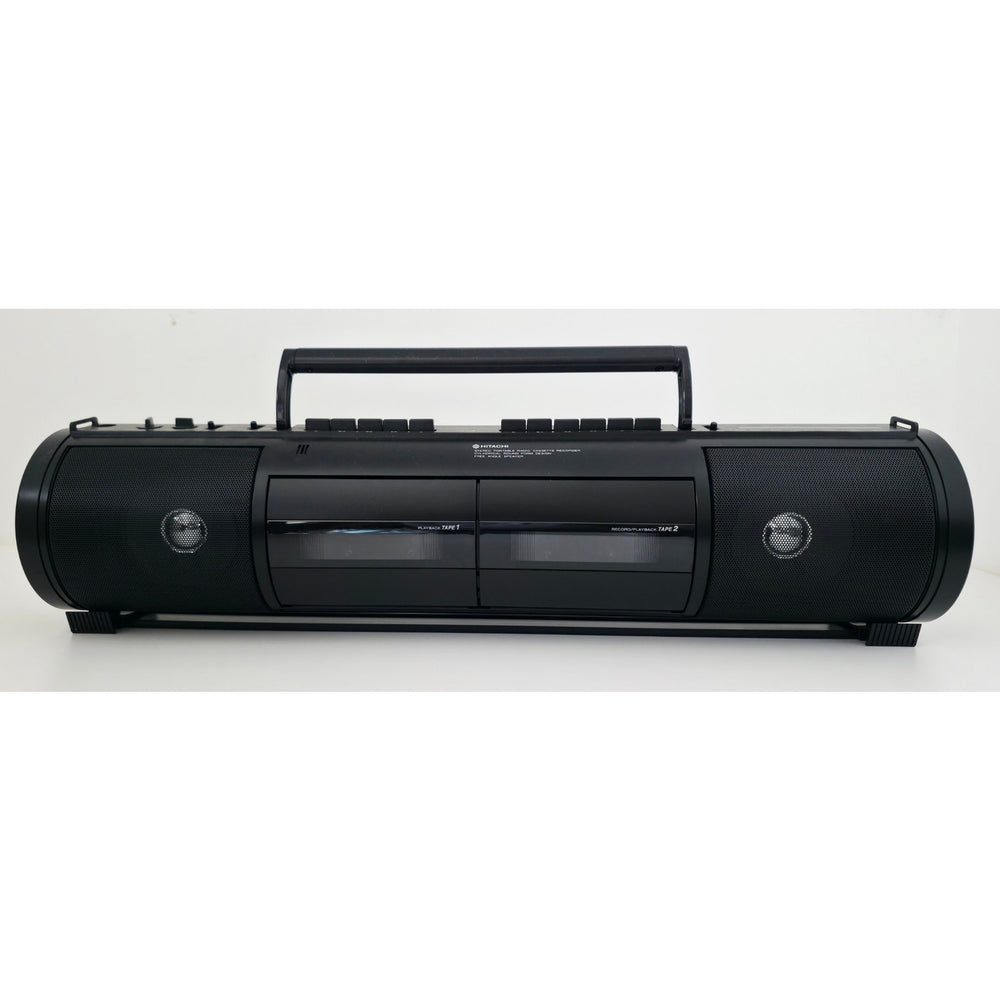 VINTAGE *NEW* 1988 Hitachi TRK-CW3H Cylindrical Dual Cassette AM/FM Boombox