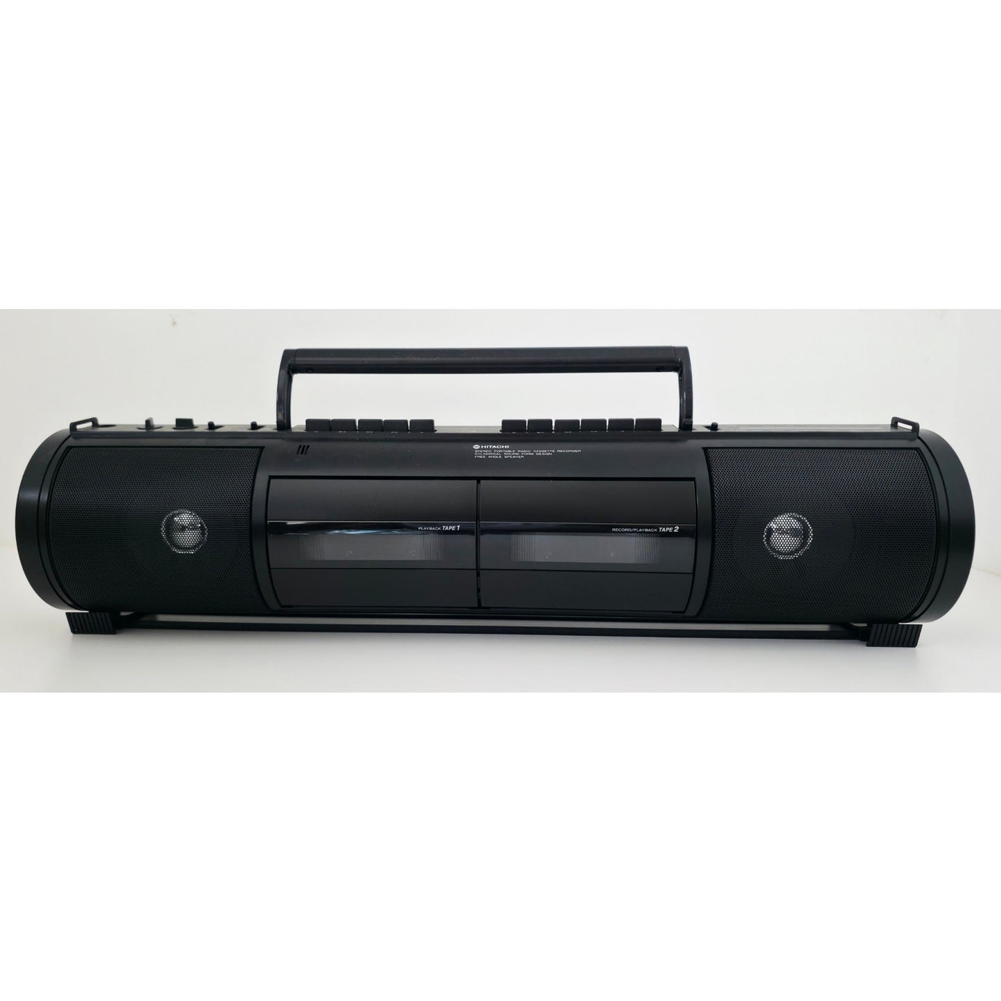 VINTAGE *NEW* 1988 Hitachi TRK-CW3H Cylindrical Dual Cassette AM/FM Boombox