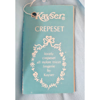 VINTAGE *NEW* 1960's Kayser Women's Blue Slip with Lace Trim 100% Nylon Size Petite