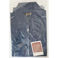 VINTAGE *NEW* 1970's Caribu Men's Navy Nylon All Weather Zip Hood Jacket Size M