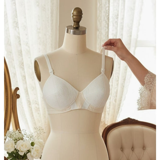 VINTAGE *NEW* 1960's Super-Form Women's Cream Bullet Bra Size 40B