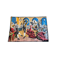VINTAGE *NEW* 1960's Spanish Flamenco Ensemble Wall Art/Rug Tapestry
