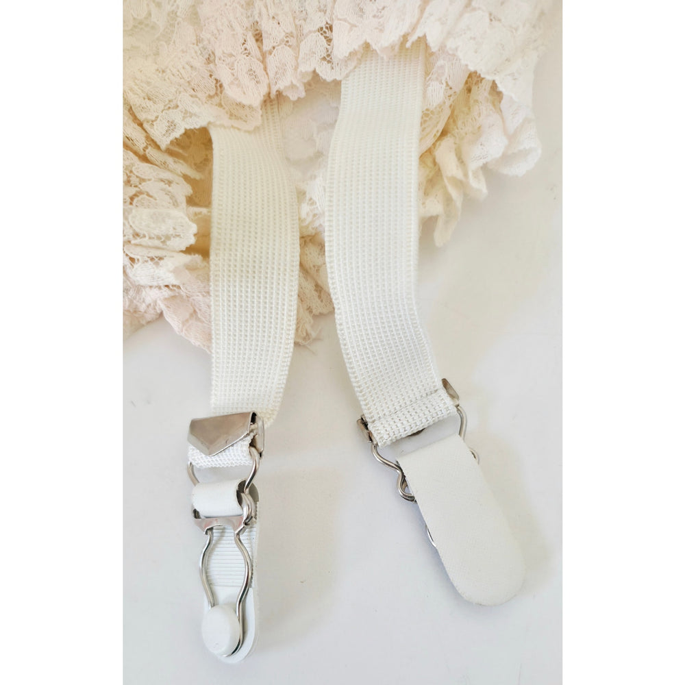 VINTAGE *PRISTINE* 1960's Empire Foundation Women's Lace Girdle Garter Size S