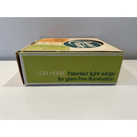 VINTAGE *NEW* 1960's Swing Light Mini Hat Box Makeup Mirror Flip Side Magnifying