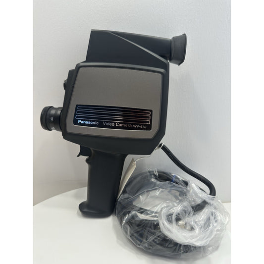 Vintage *NEW* 1980's Panasonic WV-470 B&W Video Camera + Power Supply