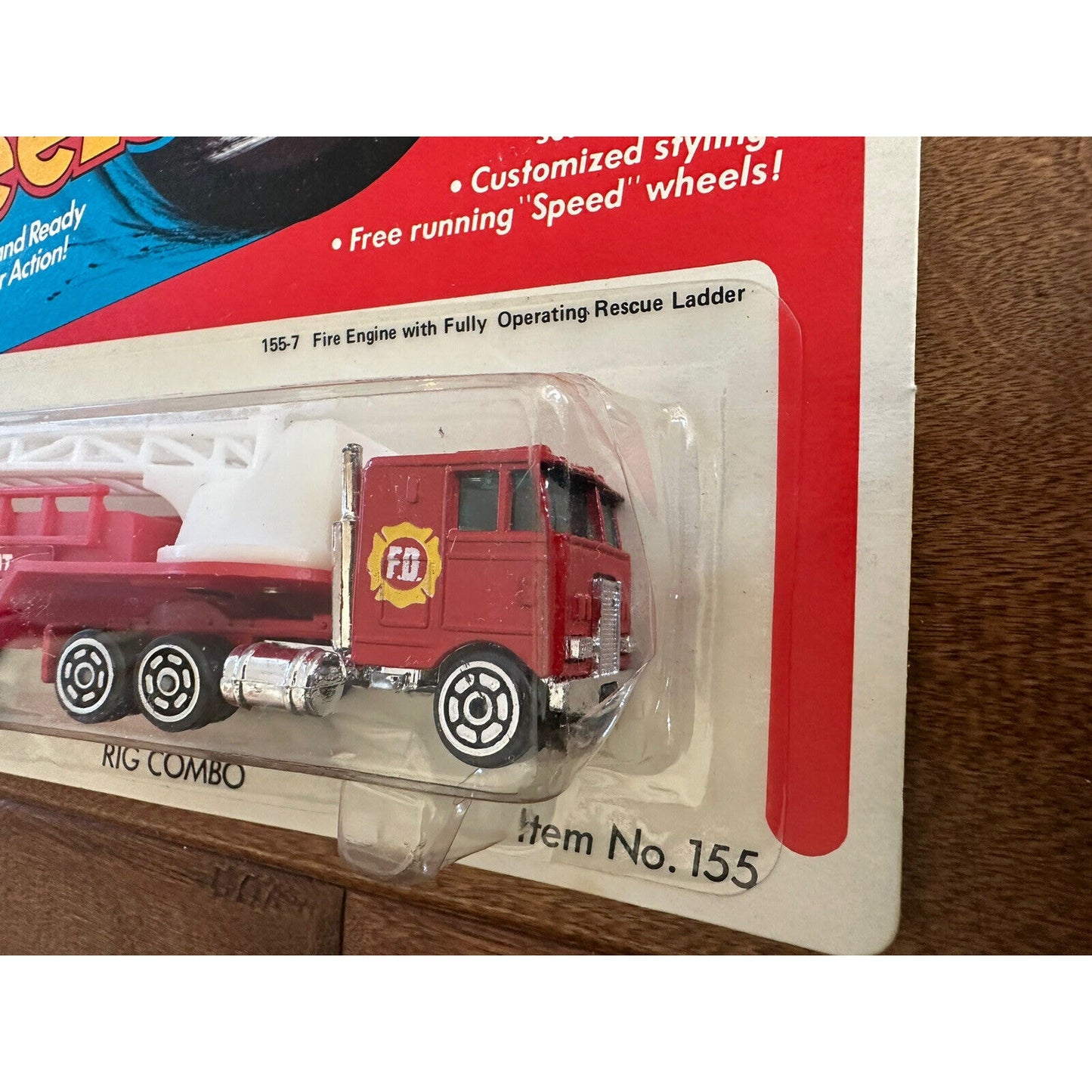 VINTAGE *NEW* 1981 Kidco Tough Wheels RIG COMBO Fire Engine Rescue Ladder