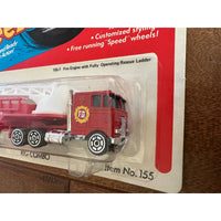 VINTAGE *NEW* 1981 Kidco Tough Wheels RIG COMBO Fire Engine Rescue Ladder