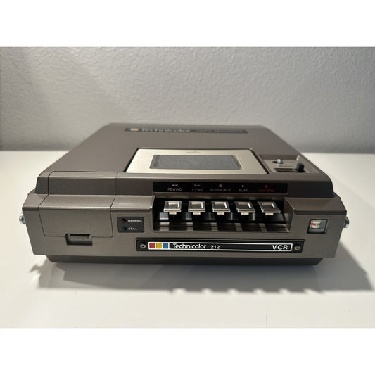 VINTAGE *NEW* Technicolor 212 Video Recorder w/ Power Adapter 312 Set