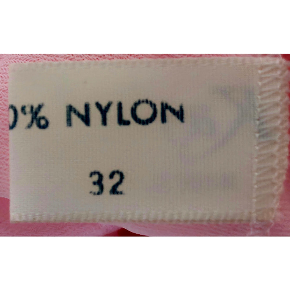 VINTAGE *NEW* 1960's Kayser Light Pink Slip w/ White Lace 100% Nylon Size 32