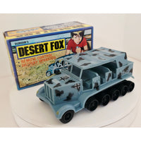VINTAGE *PRISTINE* 1980's Durham's Desert Fox Battery Operated Toy Truck