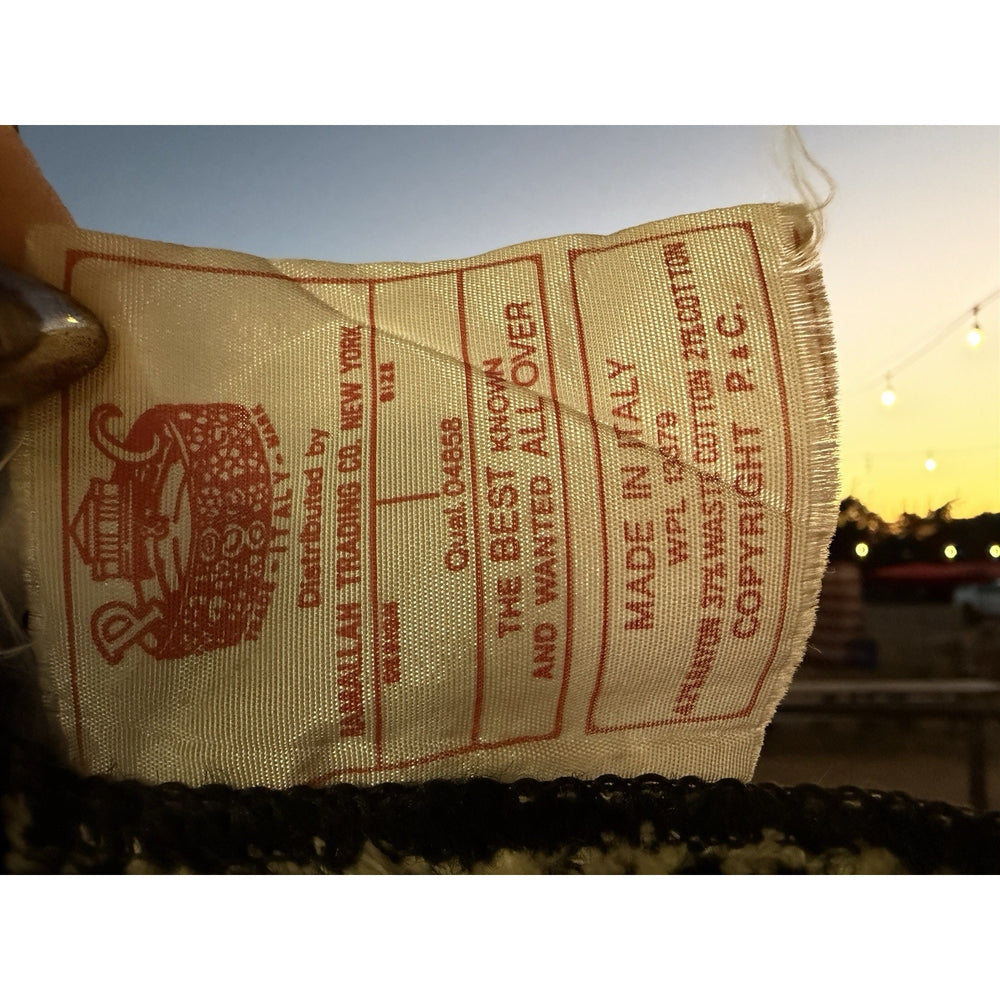 VINTAGE *PRISTINE* 1960's Dog Sledding Italian Velvet Tapestry