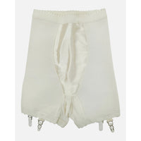 VINTAGE *NEW* 1960's Macbess Women's Cream Shapewear with Garters Size L USA