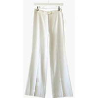 VINTAGE *NEW* 1960's Sirje of California Women's White Straight Leg Pants Sz 7/8