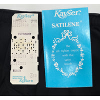 VINTAGE *NEW* 1960's Kayser Women's Black Bloomers | Panties Size S USA