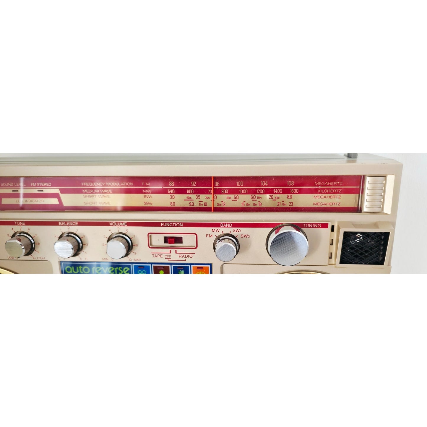 VINTAGE *PRISTINE* 1980's Trident CX-479F FM Radio Cassette Stereo Boombox