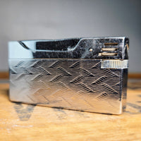 VINTAGE *NEW* 1950's Citation Silver Textured Lighter Japan