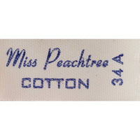 VINTAGE *NEW* 1960's Miss Peachtree Women's White Bullet Bra Size 34A