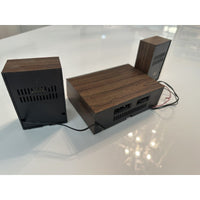 VINTAGE *NEW* 1970's Windsor Mini 6" Mock Stereo w/AM Radio and 2 Speakers