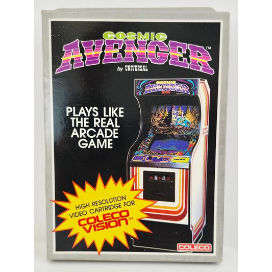 COLECOVISION 1982 Cosmic Avenger Video Game NOS Sealed Unsold Dealer Stock