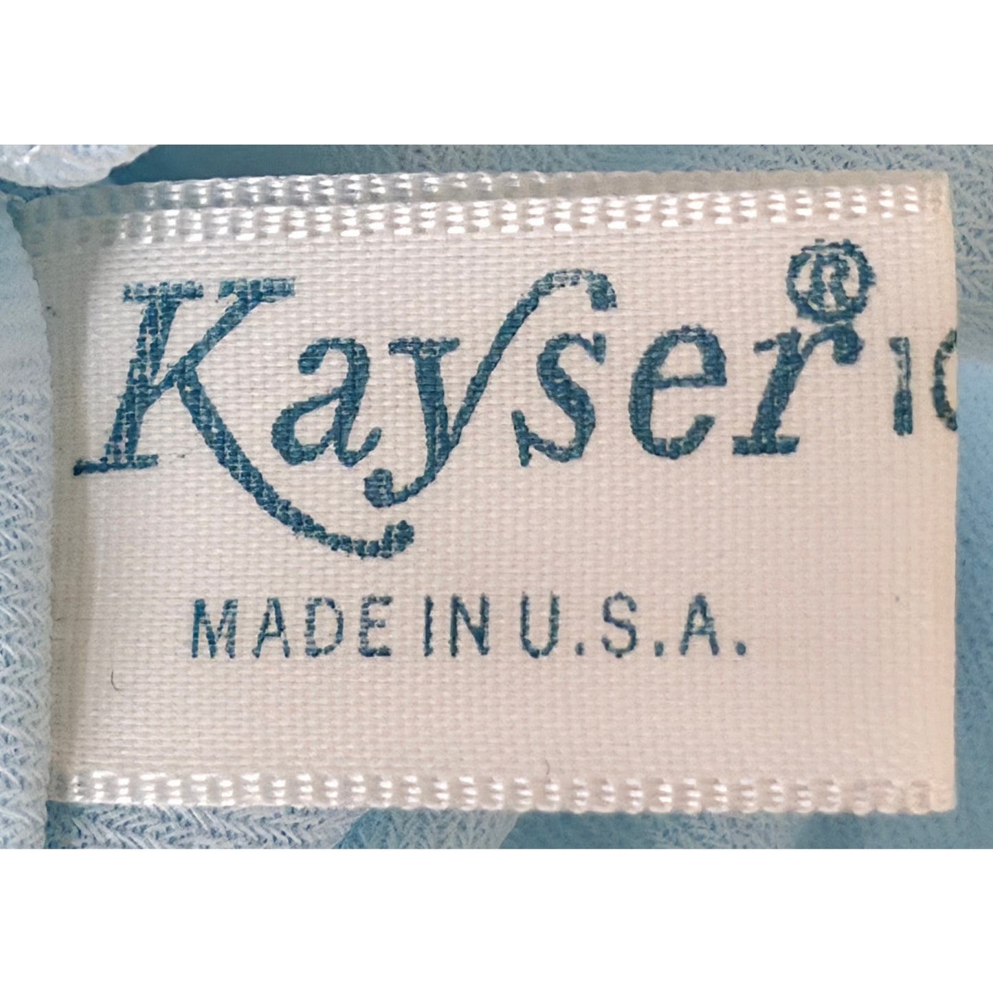 VINTAGE *NEW* 1960's Kayser Women's Light Blue with Lace Trim Slip Dress Size 34