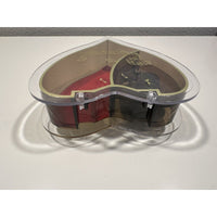 VINTAGE *NEW* Sankyo Heart Jewelry Music Box Plays "Light Up My Life"
